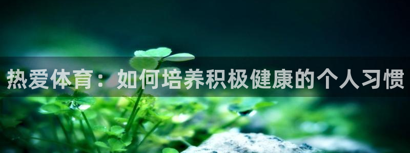千亿国际官方正版app娱乐网站：热爱体育：如何培养积