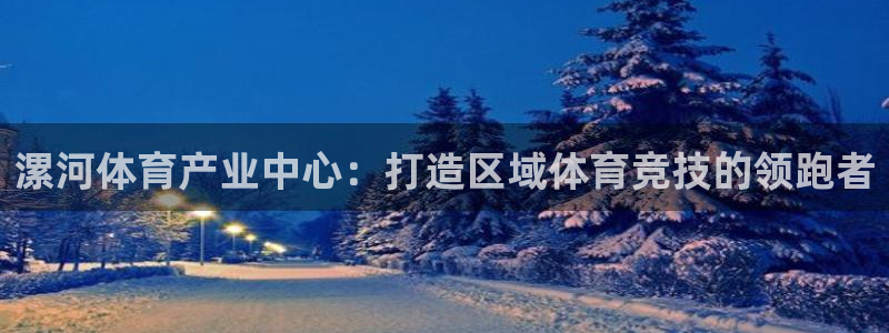千亿国际官方正版app集团官网首页：漯河体育产业中心：打造区